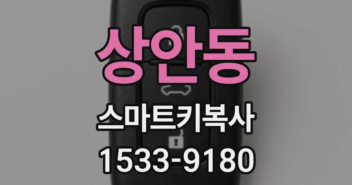 상안동 스마트키복사
