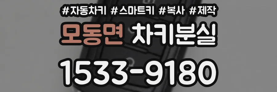 모동면 차키분실
