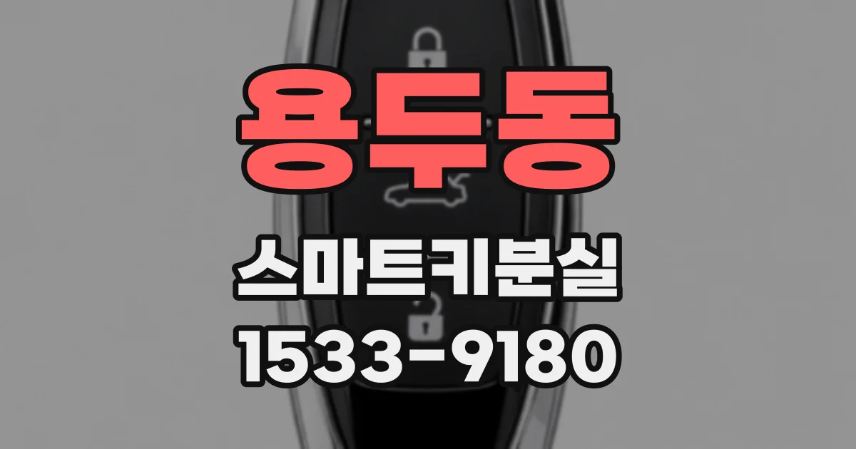 용두동 스마트키분실