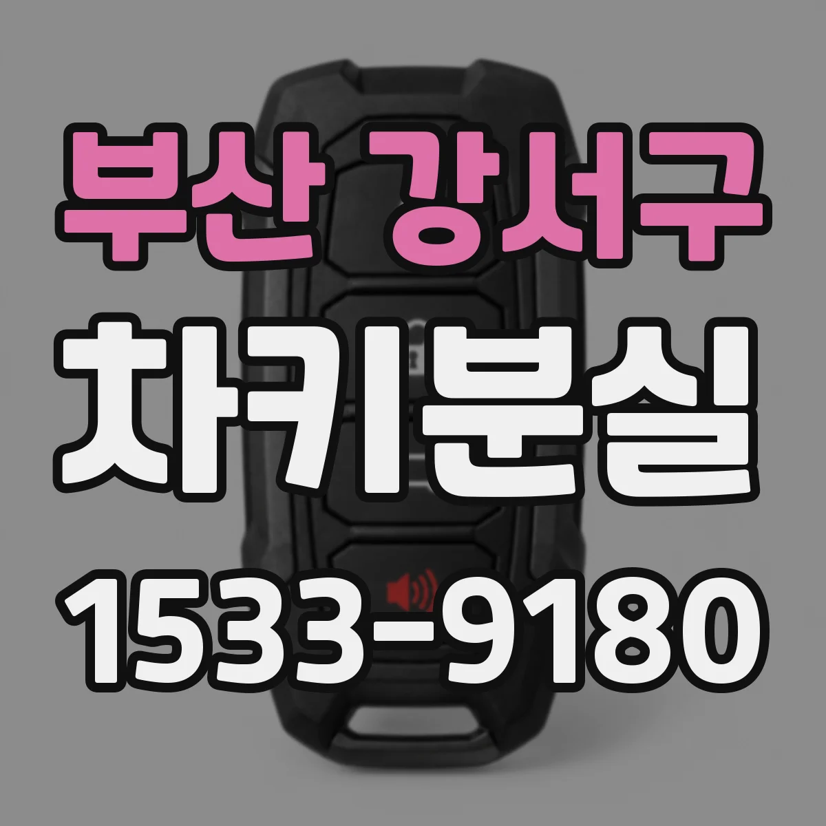 부산 강서구 차키분실