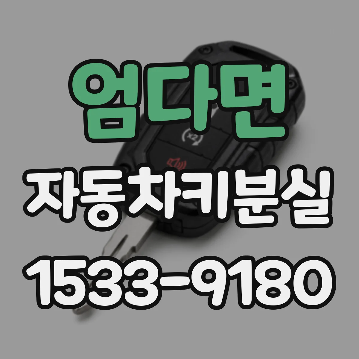 엄다면 자동차키분실