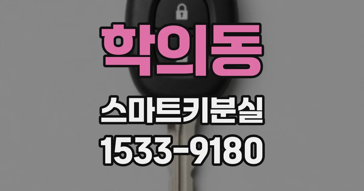 학의동 스마트키분실