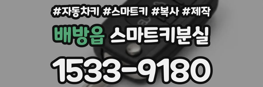 배방읍 스마트키분실