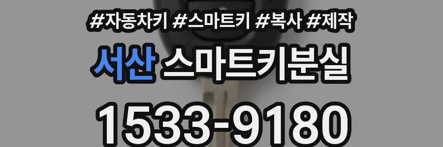 서산 스마트키분실