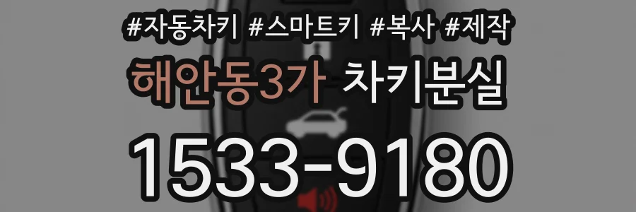 해안동3가 차키분실
