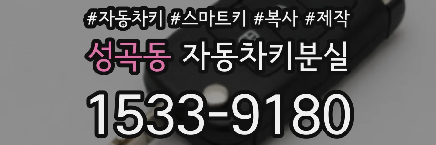 성곡동 자동차키분실
