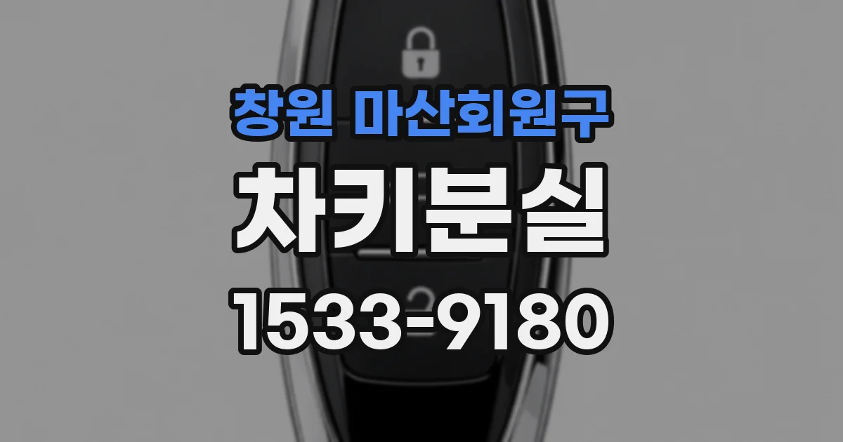 창원 마산회원구 차키분실