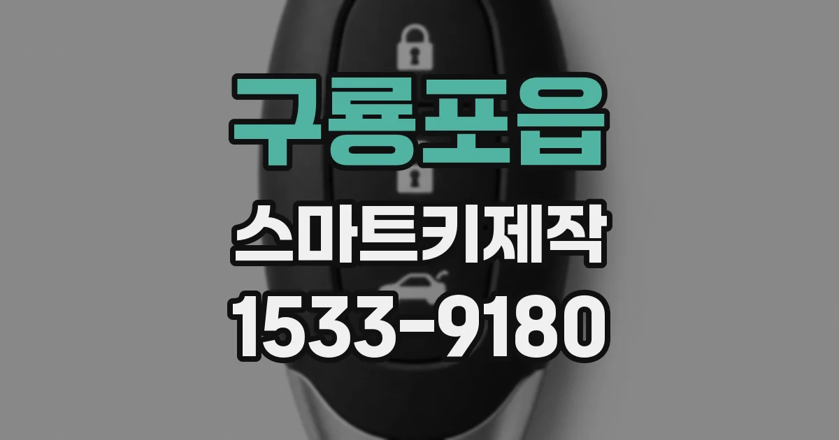 구룡포읍 스마트키제작