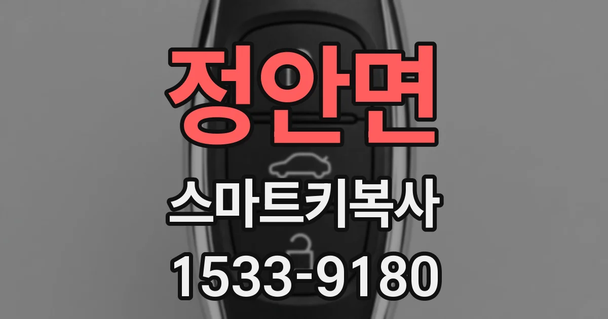 정안면 스마트키복사