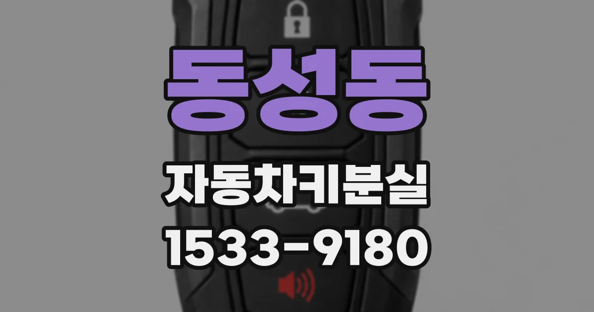 동성동 자동차키분실