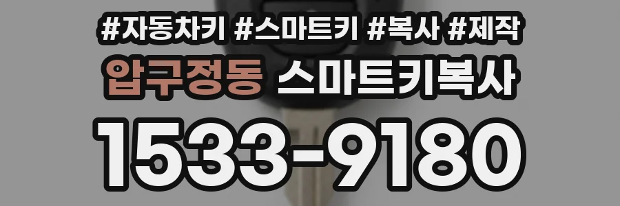 압구정동 스마트키복사