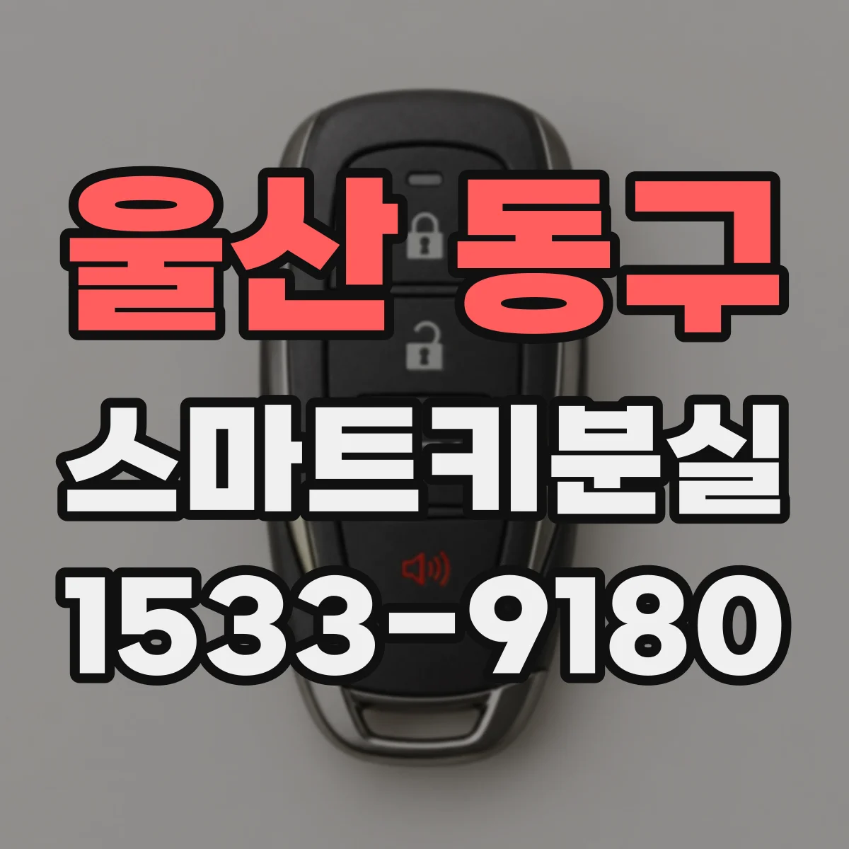 울산 동구 스마트키분실