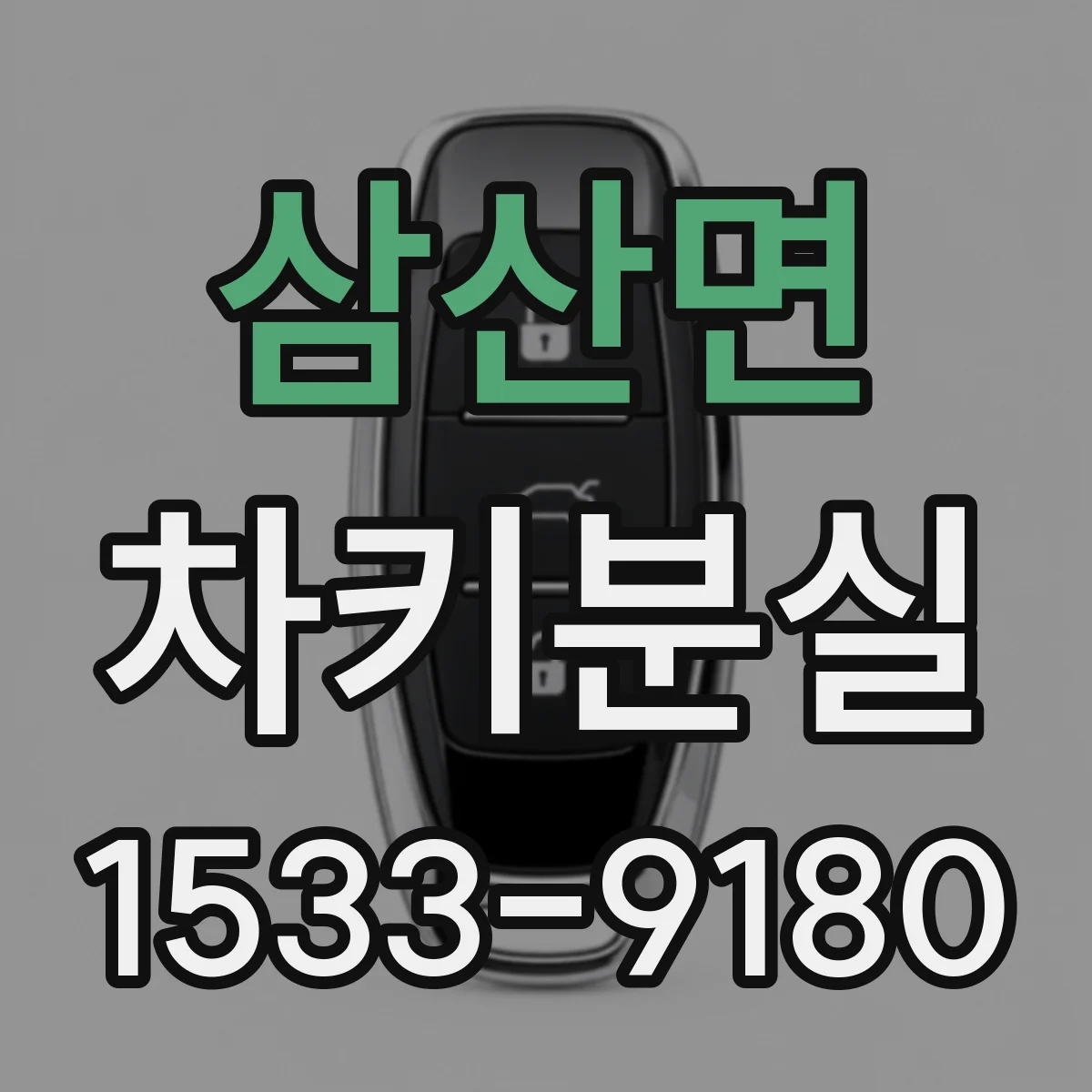 삼산면 차키분실