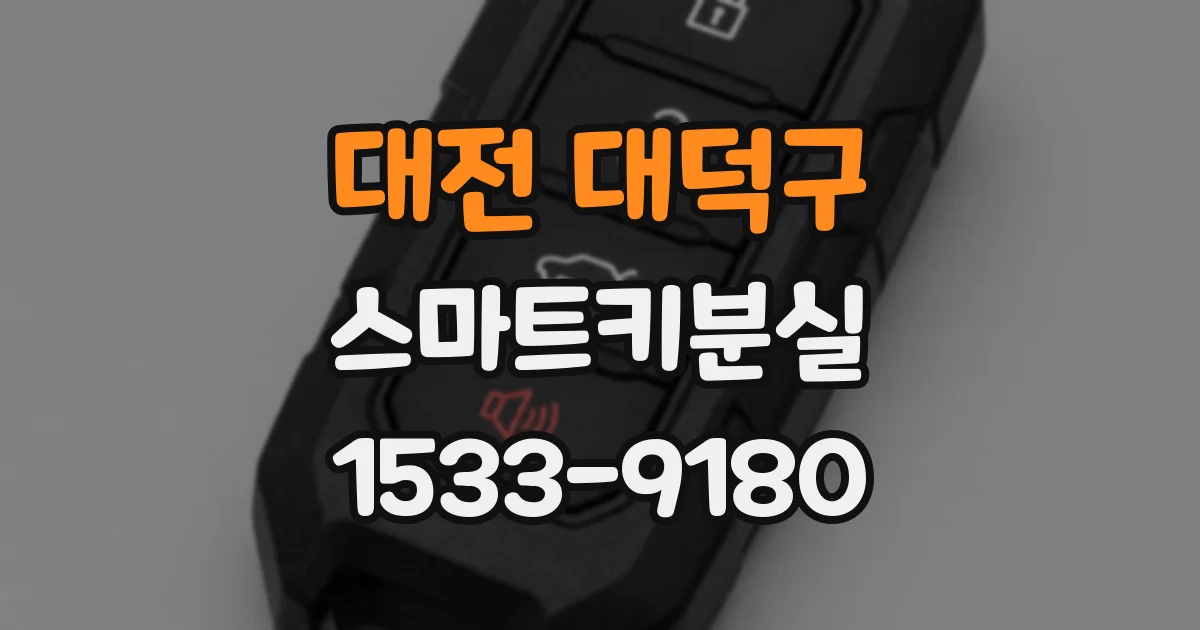 대전 대덕구 스마트키분실