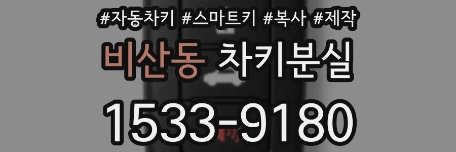 비산동 차키분실