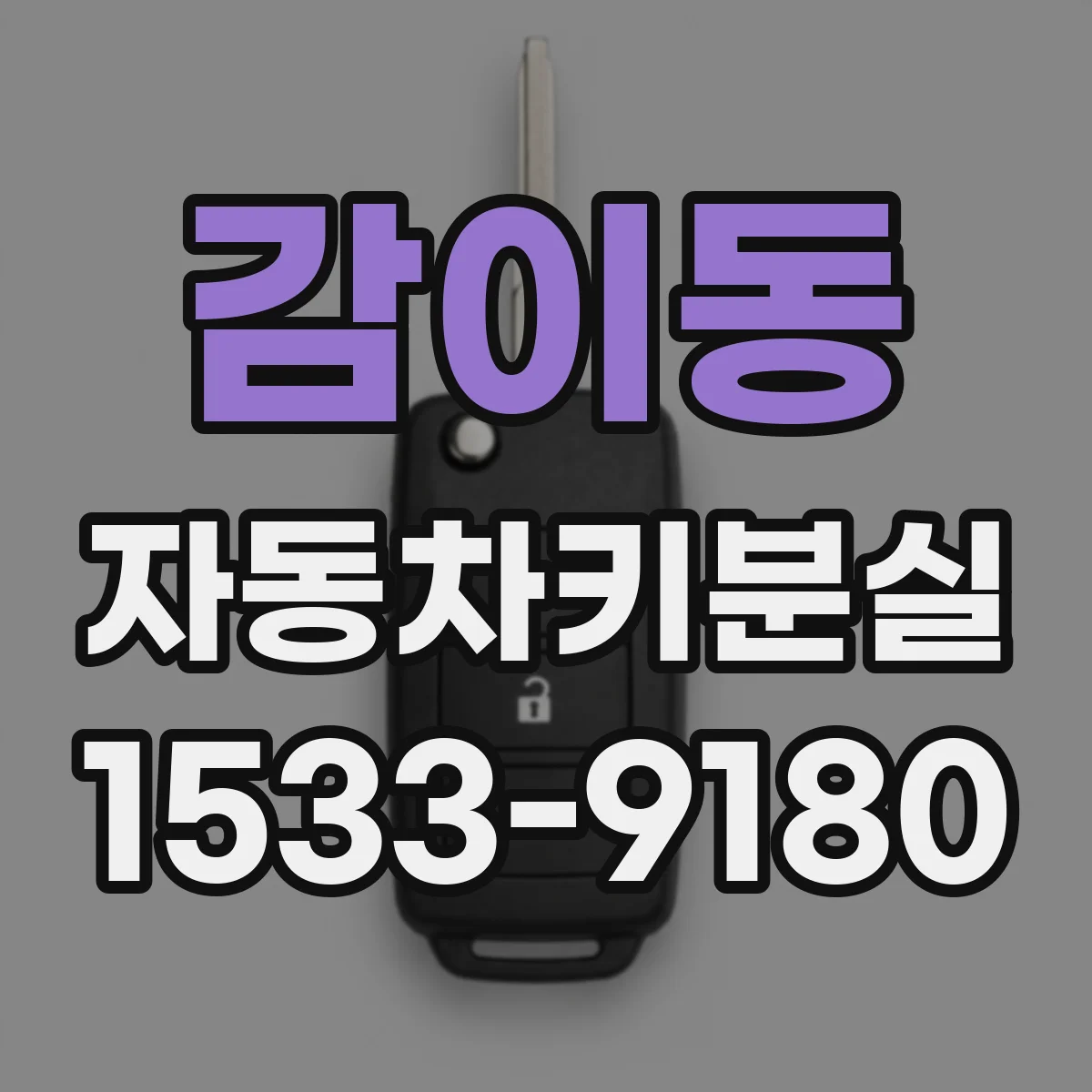 감이동 자동차키분실