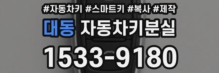 대동 자동차키분실