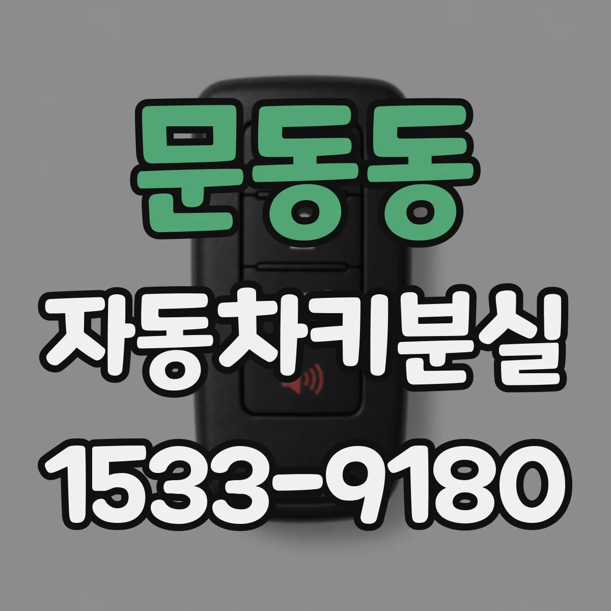 문동동 자동차키분실