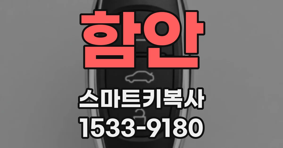 함안 스마트키복사