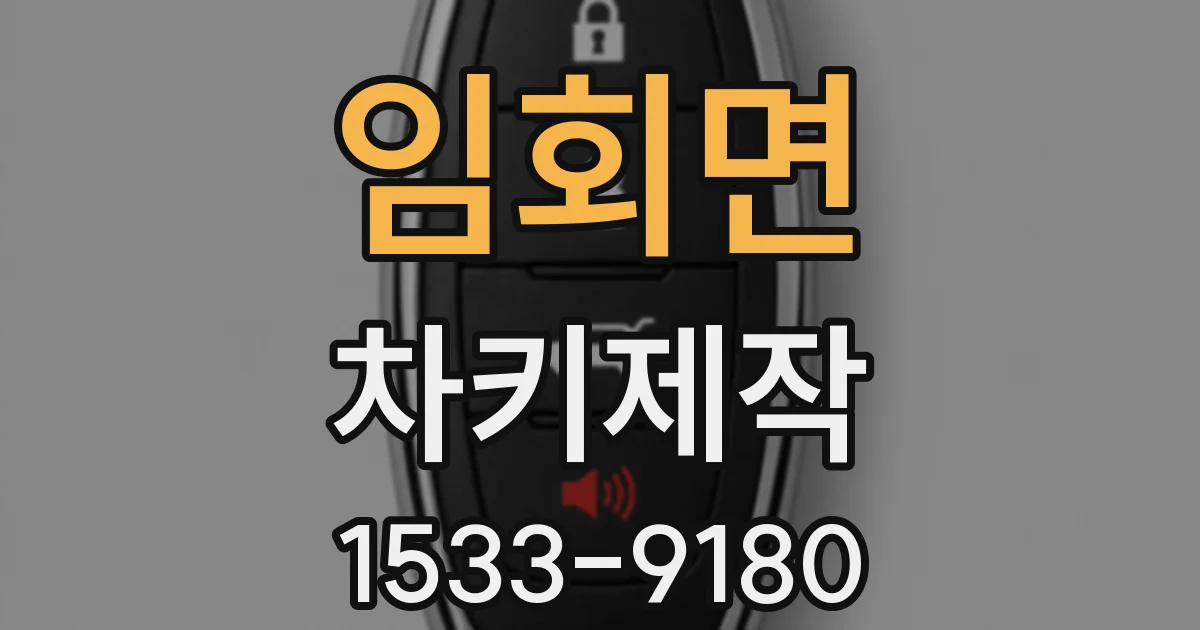 임회면 차키제작