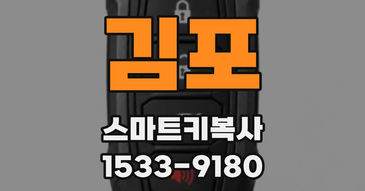 김포 스마트키복사