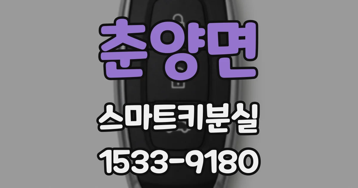 춘양면 스마트키분실