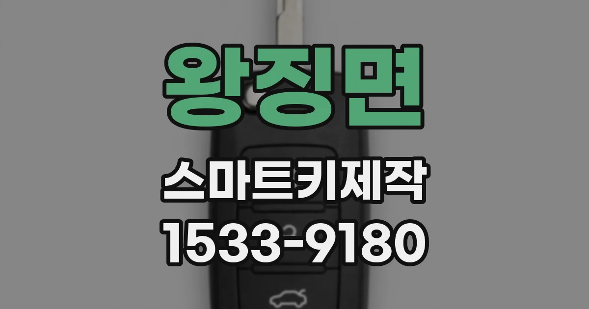 왕징면 스마트키제작