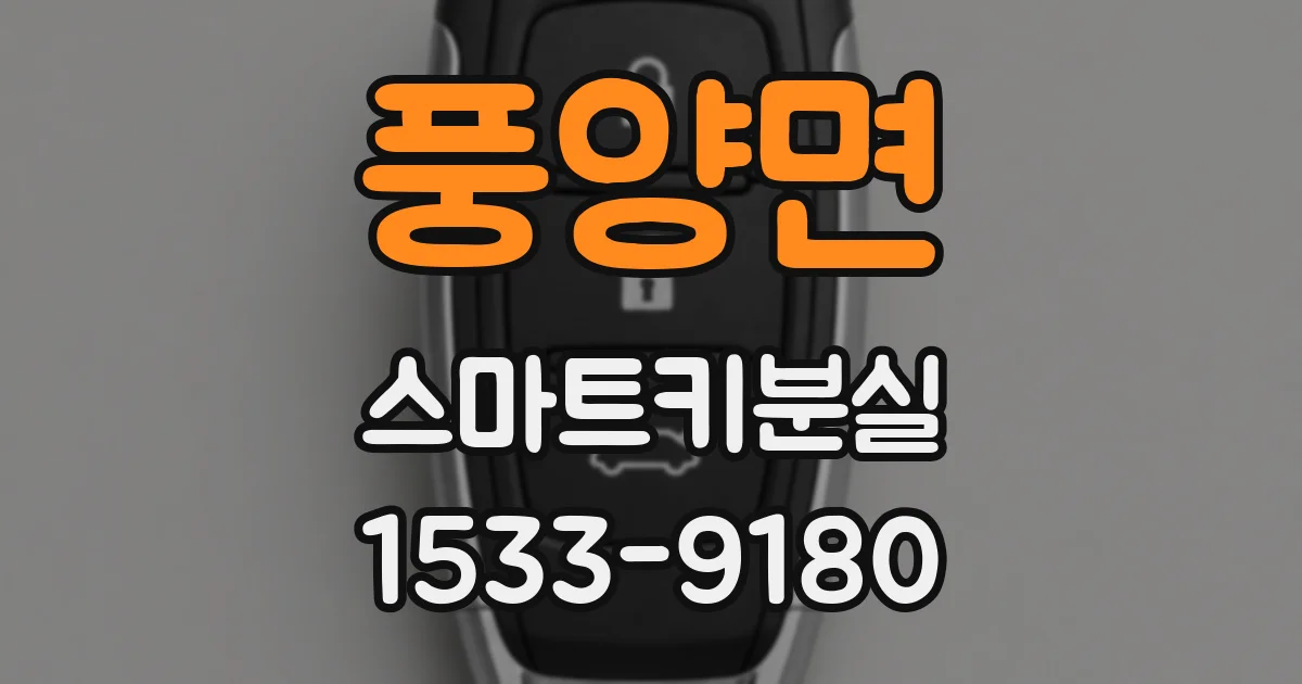 풍양면 스마트키분실