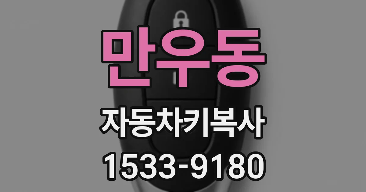 만우동 자동차키복사