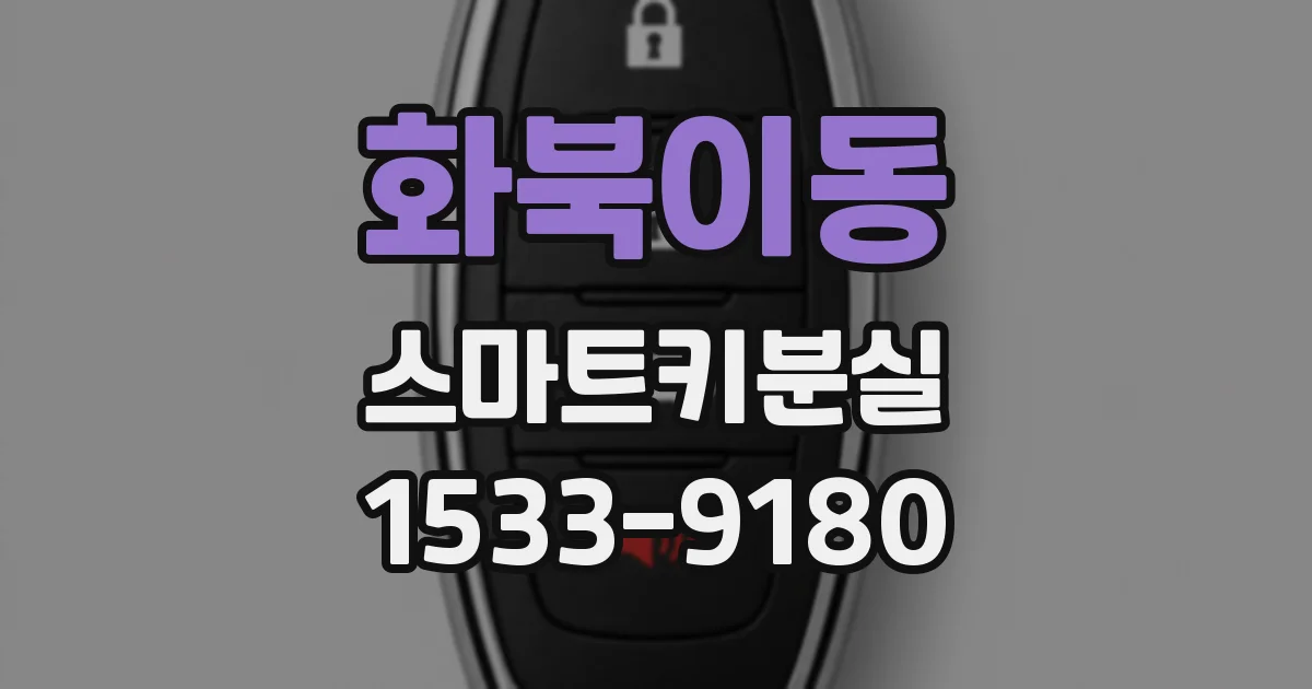 화북이동 스마트키분실