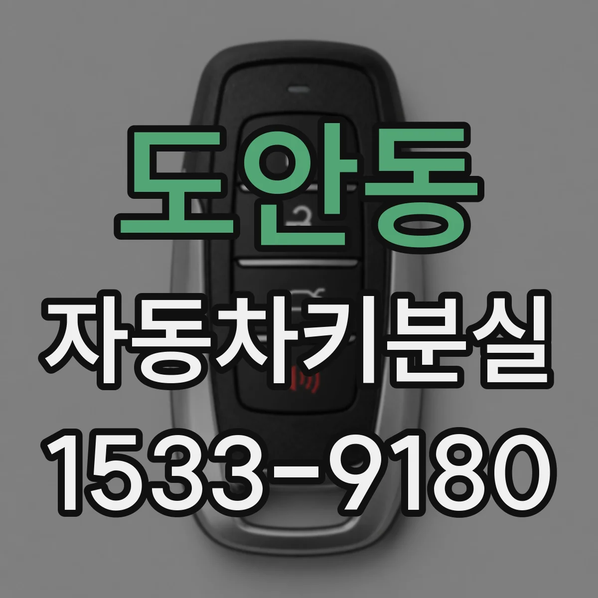 도안동 자동차키분실