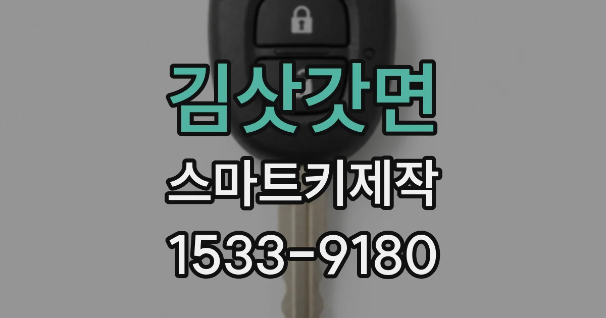 김삿갓면 스마트키제작
