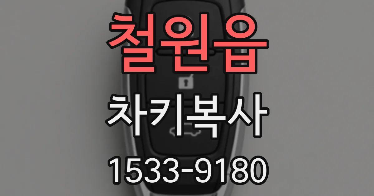 철원읍 차키복사