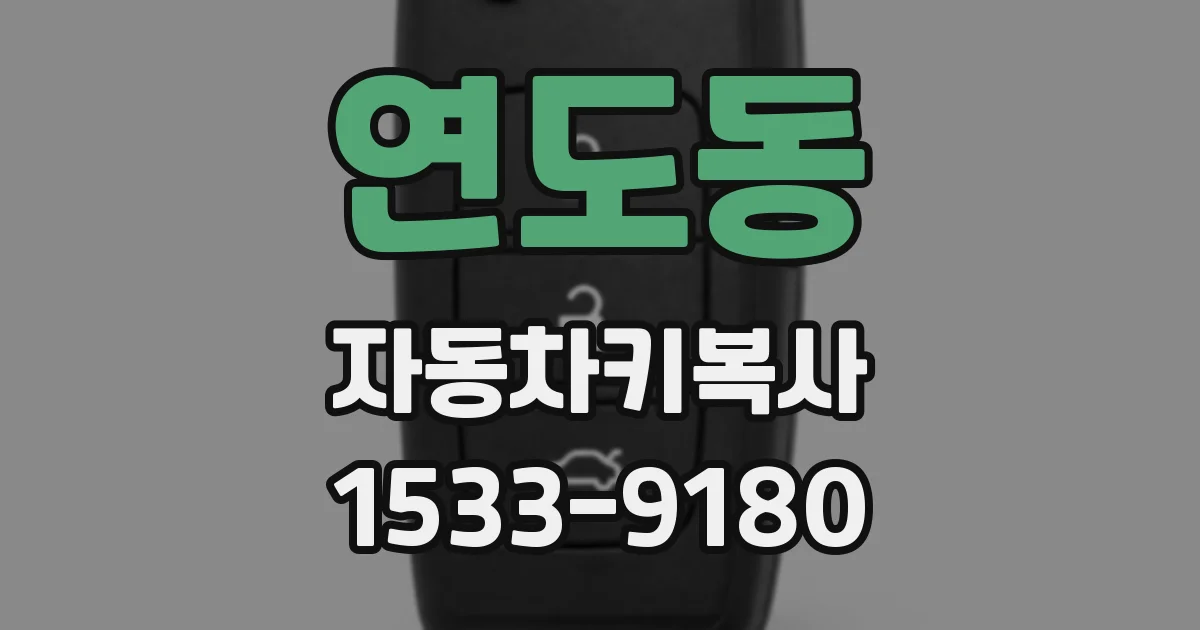 연도동 자동차키복사
