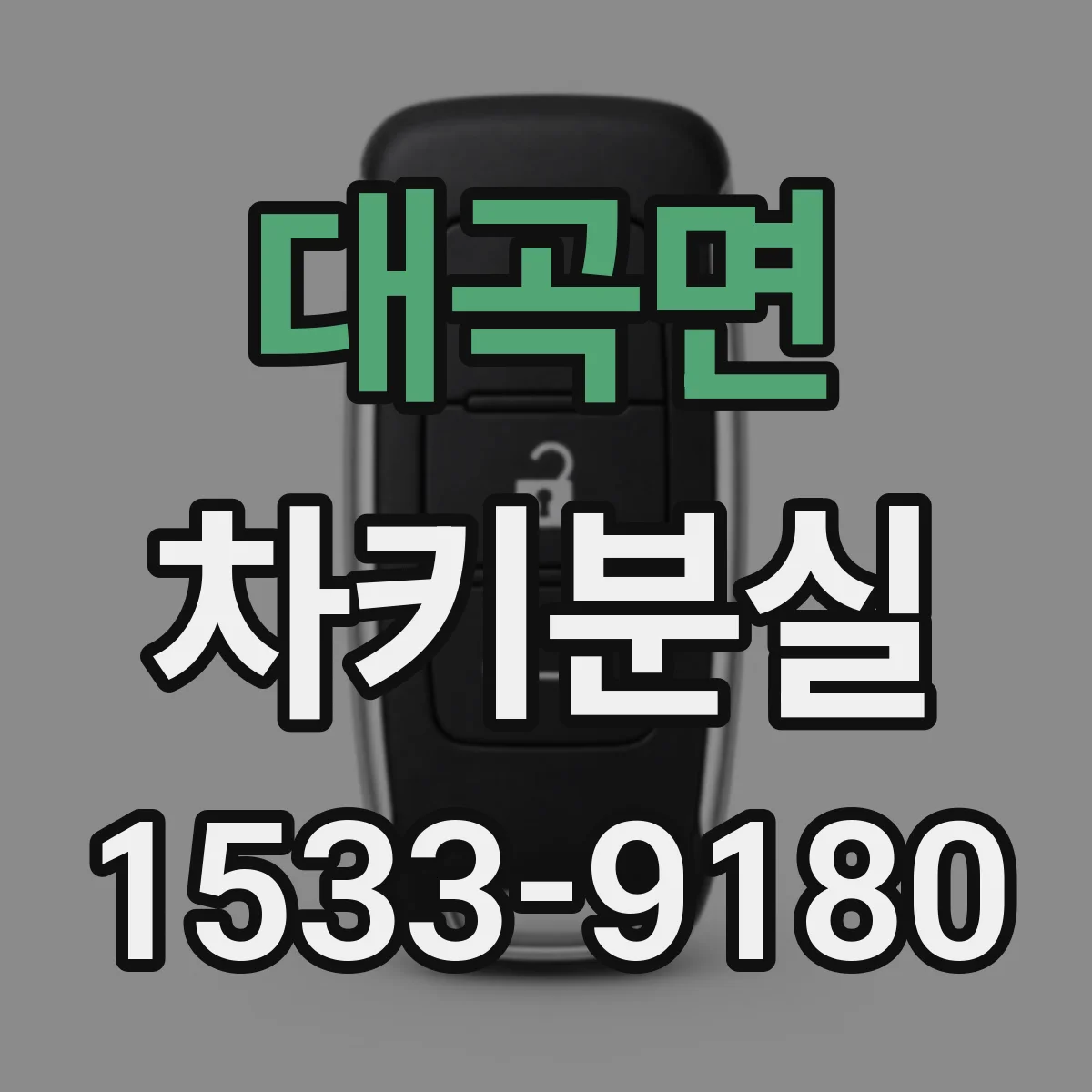 대곡면 차키분실