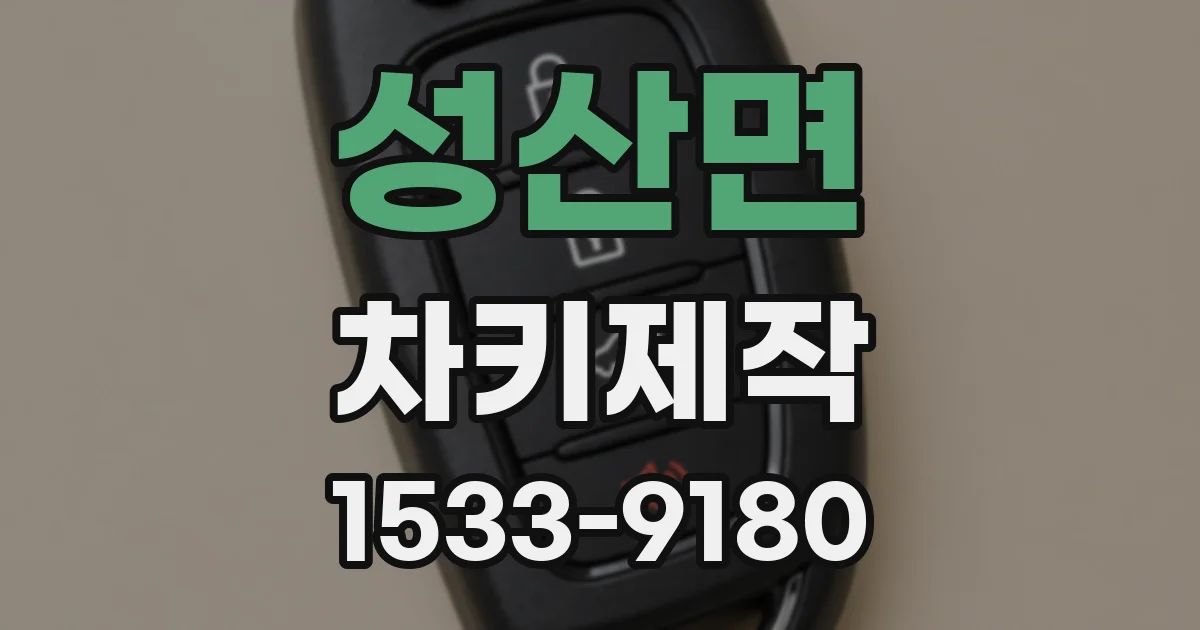 성산면 차키제작