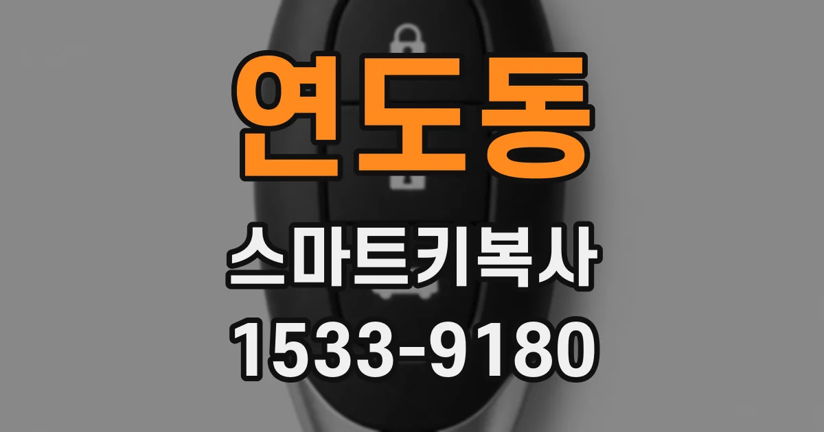 연도동 스마트키복사