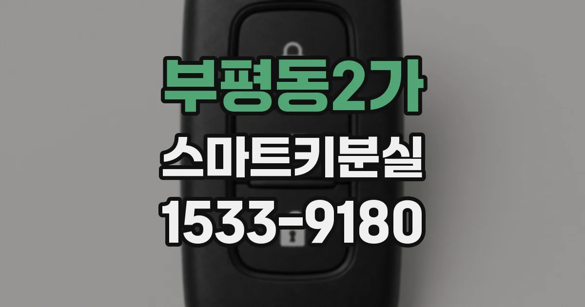 부평동2가 스마트키분실