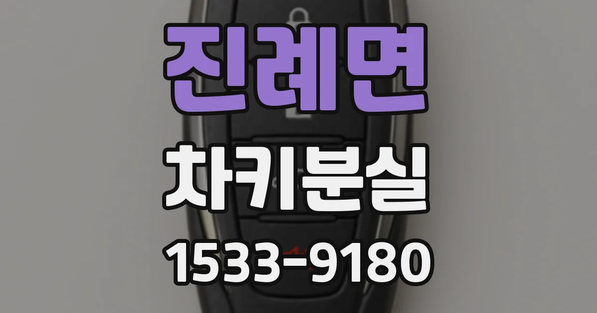 진례면 차키분실