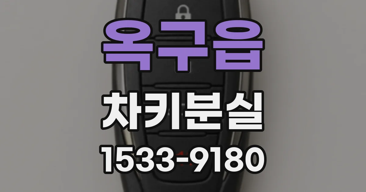 옥구읍 차키분실