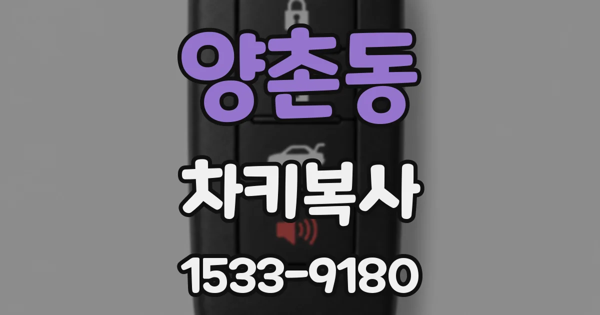 양촌동 차키복사