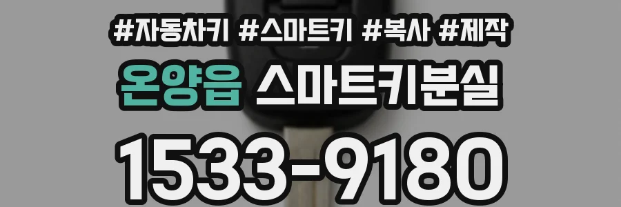 온양읍 스마트키분실