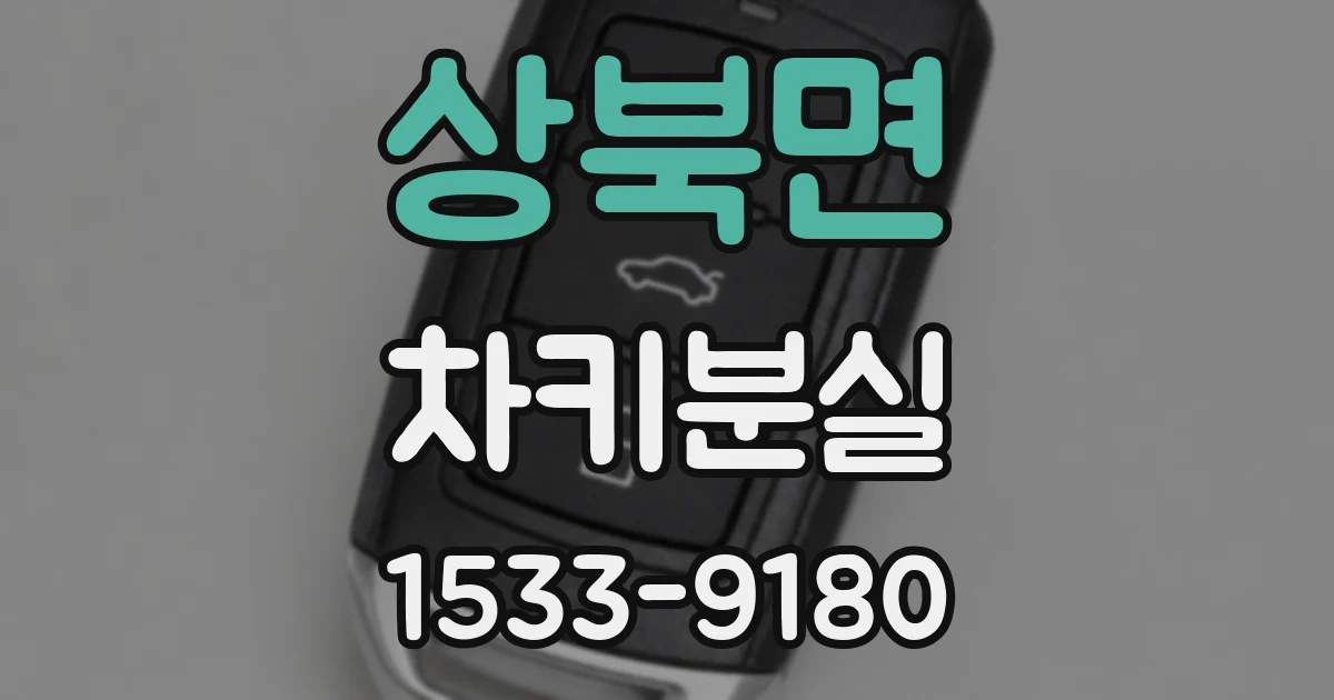 상북면 차키분실