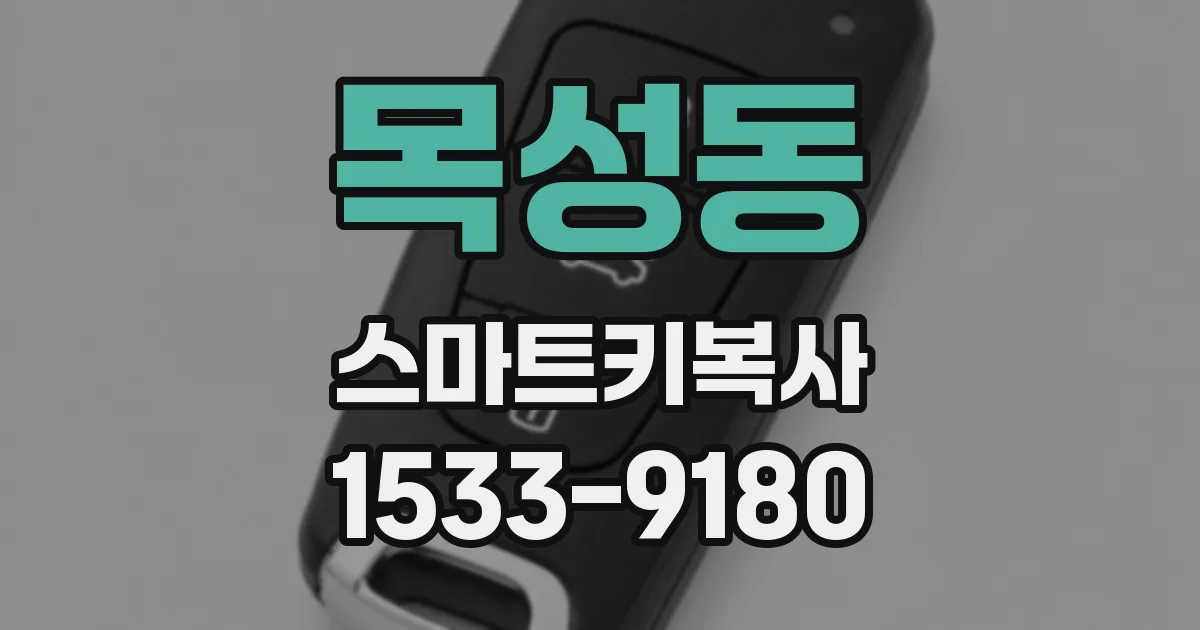 목성동 스마트키복사