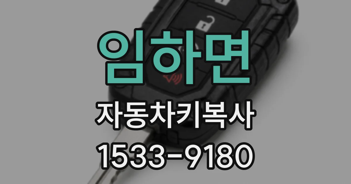 임하면 자동차키복사