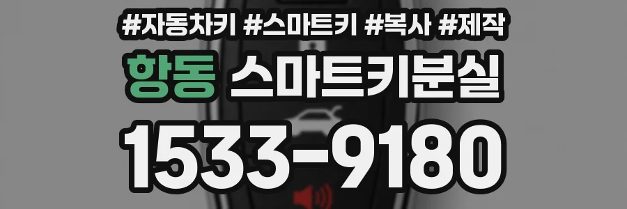 항동 스마트키분실