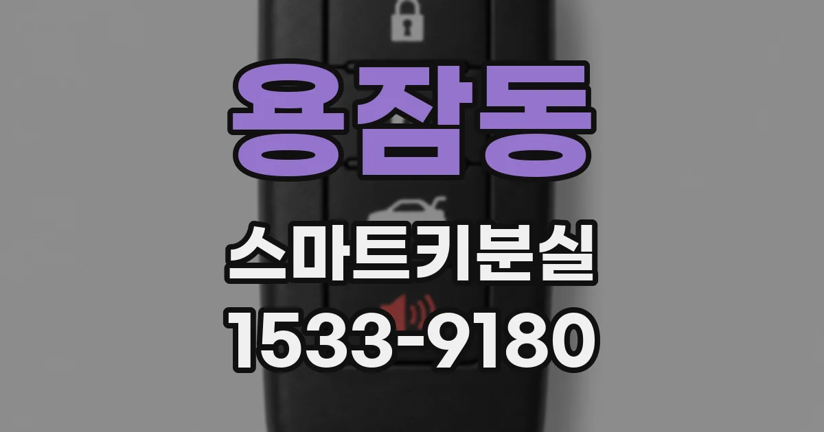 용잠동 스마트키분실