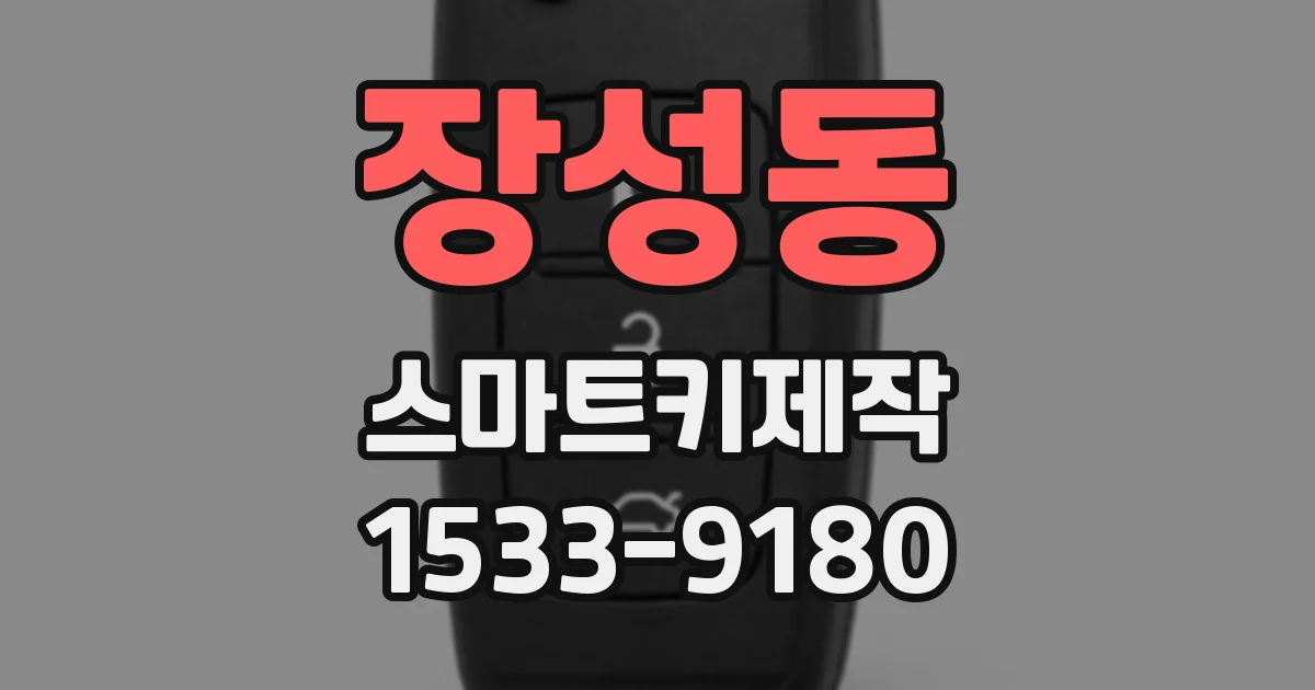 장성동 스마트키제작