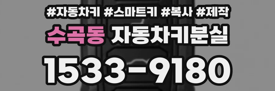 수곡동 자동차키분실