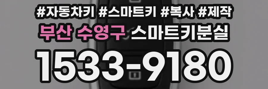 부산 수영구 스마트키분실